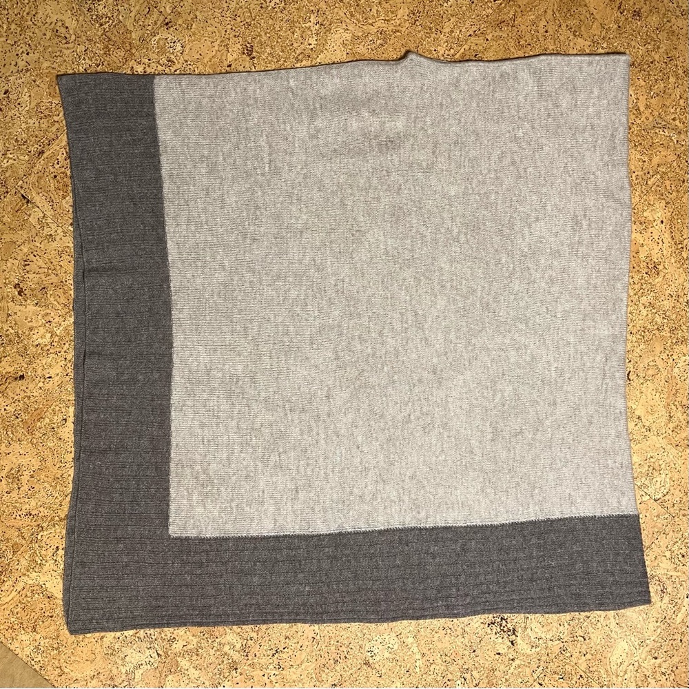 Celeste Cashmere & Wool Lightweight Sweater Poncho Wrap One Size - Picture 8 of 10